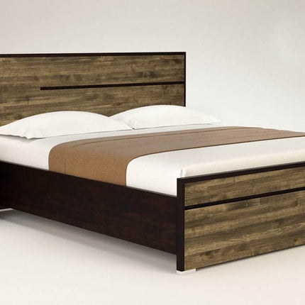 SEO. ARDEA Massivholzbett - Light - Wenge Linkreich