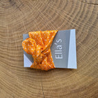 Orange mit weißem Kreuzmuster