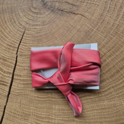 SEO. Armband Seide handgenäht - Rot Linkreich