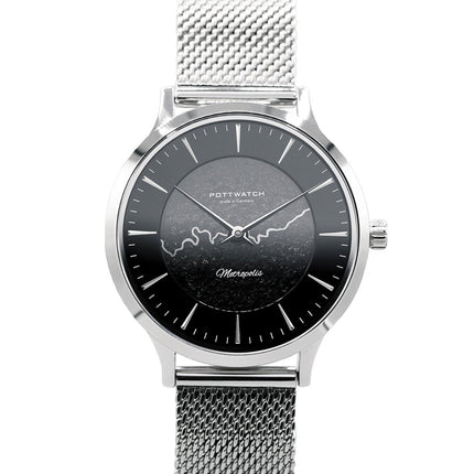 SEO. Armbanduhr Metropolis 34 Silber - Linkreich