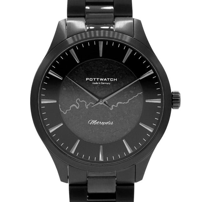 SEO. Armbanduhr Metropolis 42 schwarz - Linkreich