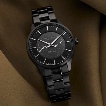 SEO. Armbanduhr Metropolis 42 schwarz - Linkreich