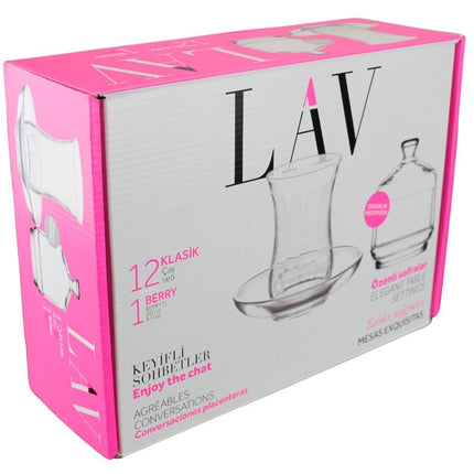 Aschenbecher Keyif 12er Set 300ml Lav