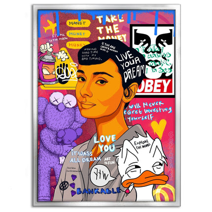 Audrey Hepburn II - Leinwandbild Pop Art (Canvas) kaufen bei Linkreich – Jetzt entdecken!