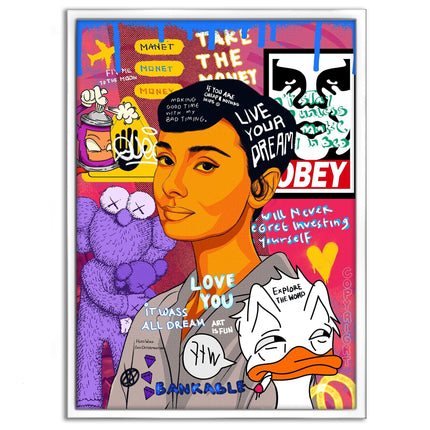 Audrey Hepburn II - Leinwandbild Pop Art (Canvas) kaufen bei Linkreich – Jetzt entdecken!