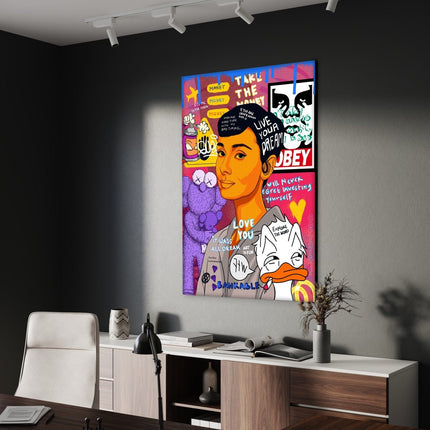 Audrey Hepburn II - Leinwandbild Pop Art (Canvas) kaufen bei Linkreich – Jetzt entdecken!