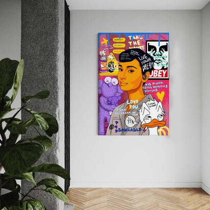 Audrey Hepburn II - Leinwandbild Pop Art (Canvas) kaufen bei Linkreich – Jetzt entdecken!