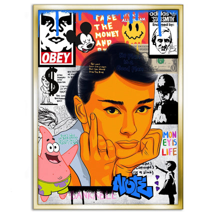 Audrey Hepburn - Leinwandbild Pop Art (Canvas) kaufen bei Linkreich – Jetzt entdecken!