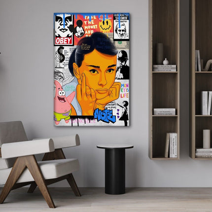 Audrey Hepburn - Leinwandbild Pop Art (Canvas) kaufen bei Linkreich – Jetzt entdecken!
