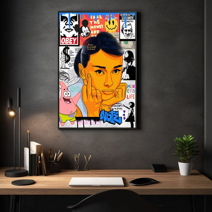 Audrey Hepburn - Leinwandbild Pop Art (Canvas) kaufen bei Linkreich – Jetzt entdecken!