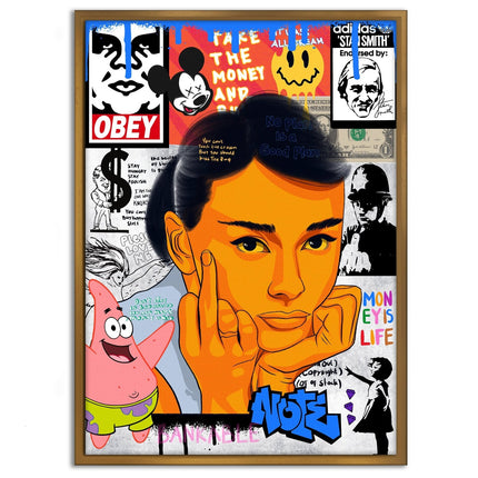 Audrey Hepburn - Leinwandbild Pop Art (Canvas) kaufen bei Linkreich – Jetzt entdecken!