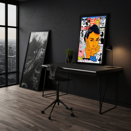 Audrey Hepburn - Leinwandbild Pop Art (Canvas) kaufen bei Linkreich – Jetzt entdecken!