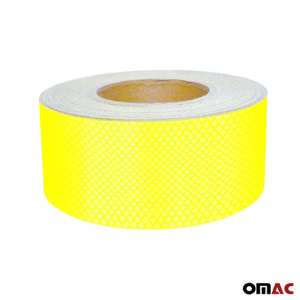 Aufkleber Reflektor Selbstklebeband Streifen Reflektierende Gelb 50Mx5cm