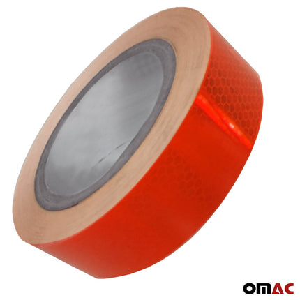 50M x 5cm Aufkleber Reflektor Selbstklebeband Streifen Reflektierende Rot