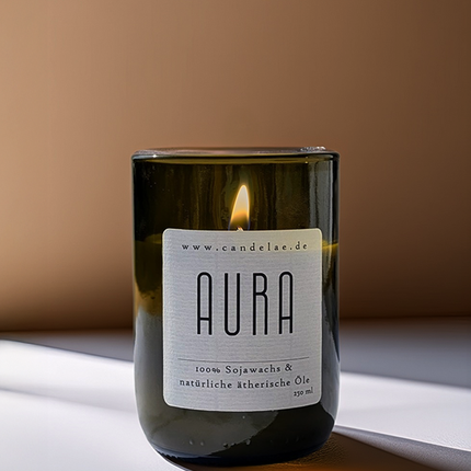 AURA Duftkerze – Lavendel, Bergamotte & Ylang Ylang | Candelae