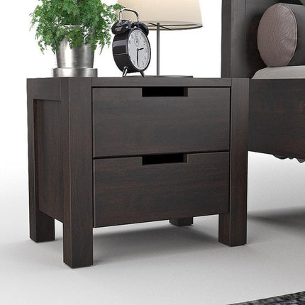 SEO. AURA Massivholz Nachttisch - Wenge Linkreich