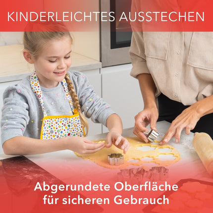 Ausstechformen aus Edelstahl Blumen - 5 Stück (Ausstechformen) kaufen bei Linkreich – Jetzt entdecken!