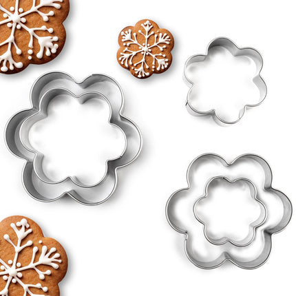 Ausstechformen aus Edelstahl Blumen - 5 Stück (Ausstechformen) kaufen bei Linkreich – Jetzt entdecken!
