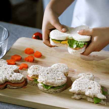 Ausstechformen aus Edelstahl Sandwich Cutter Maus DInosaurier - 2er Set (Ausstechformen) kaufen bei Linkreich – Jetzt entdecken!