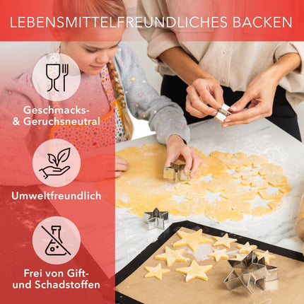 Ausstechformen aus Edelstahl Sterne - 5 Stück (Ausstechformen) kaufen bei Linkreich – Jetzt entdecken!