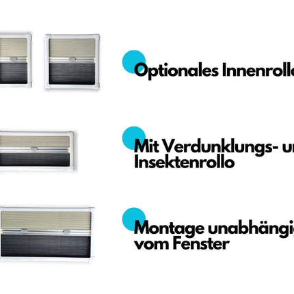 Wohnmobil universal Fenster 450 x 450 von Masis