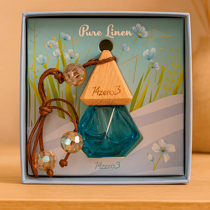 Autolufterfrischer "Juwel" zum aufhängen, mit Holz, 8ml