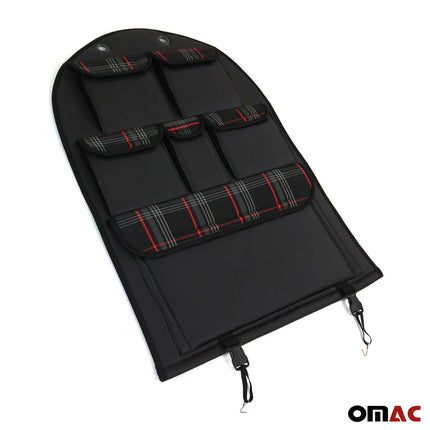 Autositz Organizer Rucksitztasche Organizer mit Tasche für VW T5 2003-2015 Rot