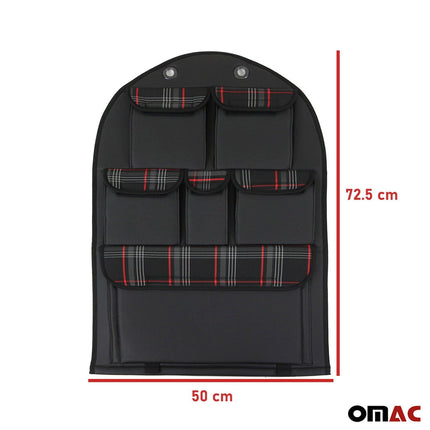 Autositz Organizer Rucksitztasche Organizer mit Tasche für VW T5 2003-2015 Rot
