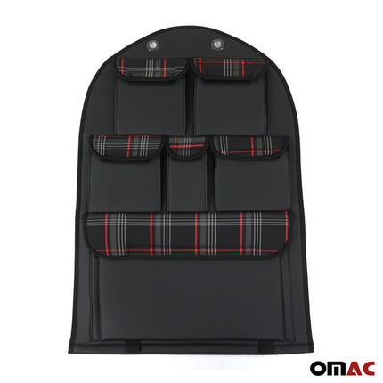 Autositz Organizer Rucksitztasche Organizer mit Tasche für VW T5 2003-2015 Rot