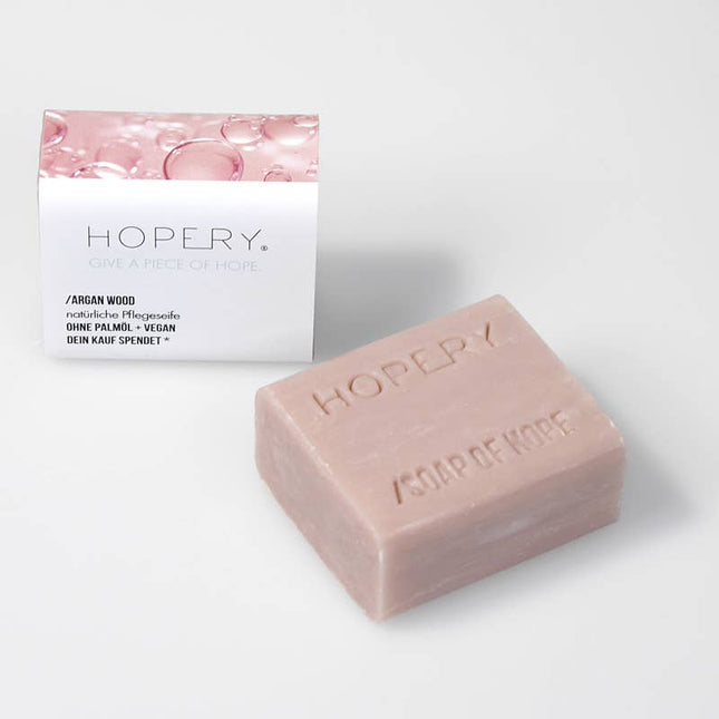 /ARGAN WOOD - Hand- & Körperseife- 100 g - Palmölfrei, Vegan