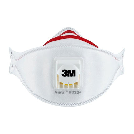 3M™ Aura™ Comfort Cool Flow™ Partikelmaske 9332+, FFP3, mit Ventil