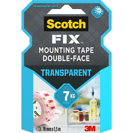 Scotch-FIX™ Transparentes doppelseitiges Montageband 4910C
