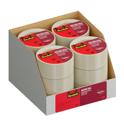 Scotch® Verpackungsklebeband für einen sicheren Verschluss, 50 mm x 50 m