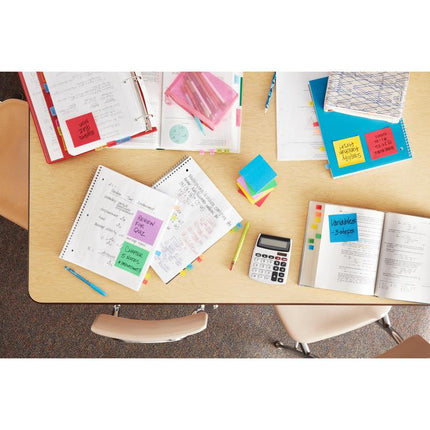 Post-it® Notes, Energetic Collection, 38 mm x 51 mm, 100 Blatt/Block, 12 Blöcke/Packung, Kartonverpackung, 100% PEFC, SGSCH-PEFC-COC-110078 | Packung (1 Stück)
