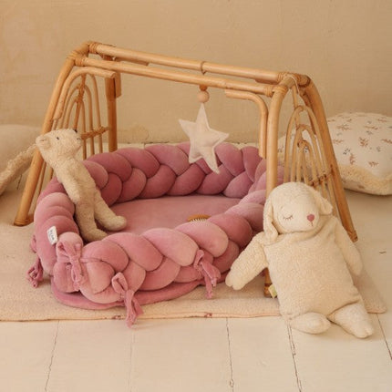 Babynestchen 2-in-1 – Kuscheliger Baby-Kokon & Bettumrandung