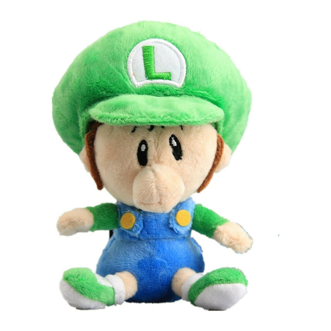 SEO. Baby Luigi Plüsch Kuscheltier 14 Cm Aus Super Mario Universum Hochwertiger Weicher Stoff - Linkreich
