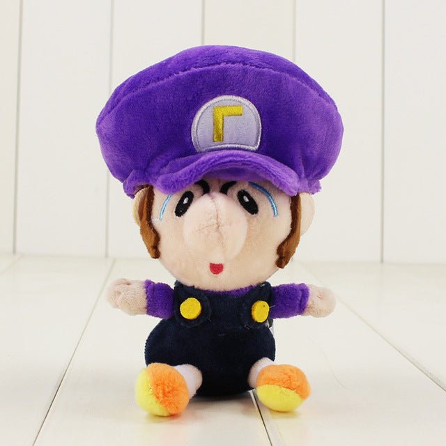 SEO. Baby Waluigi Super Mario Kuscheltier - 15 cm Plüschtier Stofftier - Linkreich