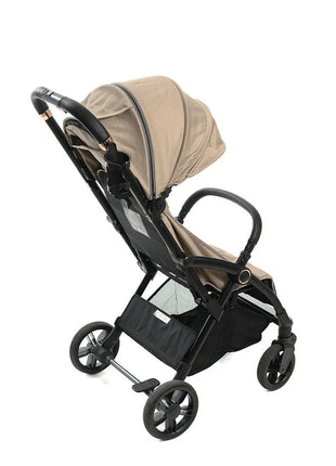 Babywagen Sommer-Buggy Beige – ultraleicht, flach liegend, UV-Sonnenverdeck, , 5-Punkt-Gurt (0–4 Jahre) - Beige Linkreich