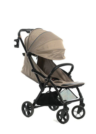 Babywagen Sommer-Buggy Beige – ultraleicht, flach liegend, UV-Sonnenverdeck, , 5-Punkt-Gurt (0–4 Jahre) - Beige Linkreich