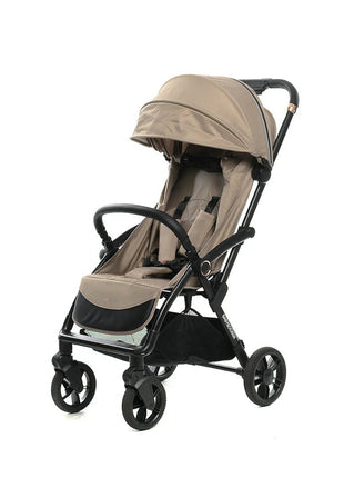 Babywagen Sommer-Buggy Beige – ultraleicht, flach liegend, UV-Sonnenverdeck, , 5-Punkt-Gurt (0–4 Jahre) - Beige Linkreich