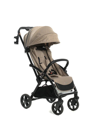 Babywagen Sommer-Buggy Beige – ultraleicht, flach liegend, UV-Sonnenverdeck, , 5-Punkt-Gurt (0–4 Jahre) - Beige Linkreich