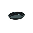 Backform Emaille rund Kuchenform Pizzaform Ofenform schwarz Backblech 30cm