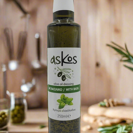 ASKOS - Olivenöl mit Basilikum 250ml