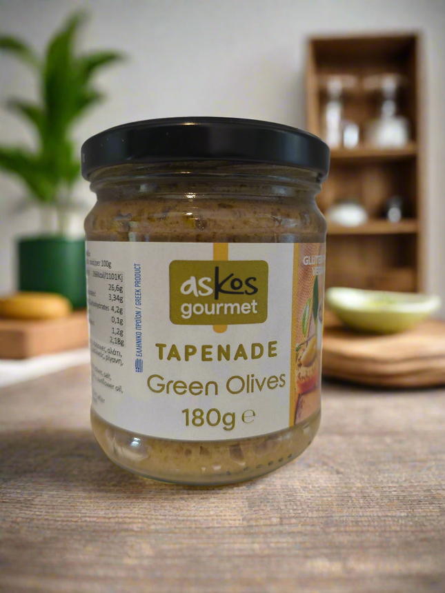 Oliventapenade / Olivenpaste aus grünen Oliven 180g