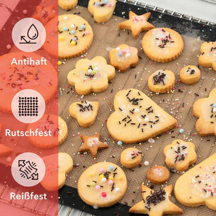 Backmatte aus Silikon - 3er Set (Backmatten) kaufen bei Linkreich – Jetzt entdecken!