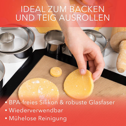Backmatte aus Silikon - 3er Set (Backmatten) kaufen bei Linkreich – Jetzt entdecken!
