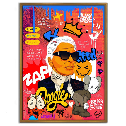 Badass Karl - Leinwandbild Pop Art (Canvas) kaufen bei Linkreich – Jetzt entdecken!