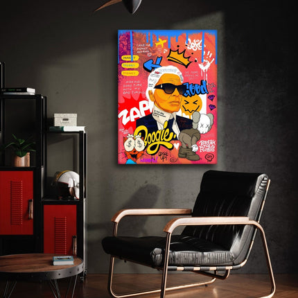 Badass Karl - Leinwandbild Pop Art (Canvas) kaufen bei Linkreich – Jetzt entdecken!