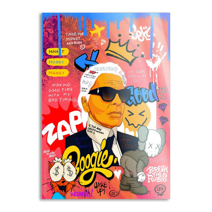 Badass Karl - Leinwandbild Pop Art (Canvas) kaufen bei Linkreich – Jetzt entdecken!