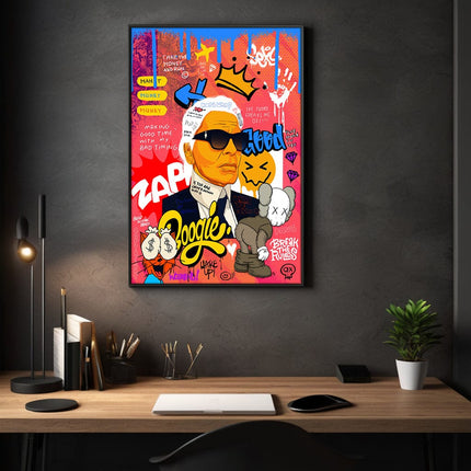 Badass Karl - Leinwandbild Pop Art (Canvas) kaufen bei Linkreich – Jetzt entdecken!
